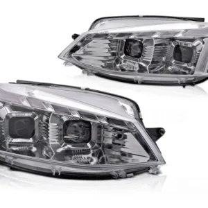 Frontlykter Volkswagen Golf 7 (2017–2019) Full LED DRL Sekvensiell Krom - LPVWW2