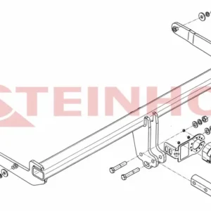 Tilhengerfeste Vw Golf VII Hatchback (2012-2020) – fastmontert | Steinhof