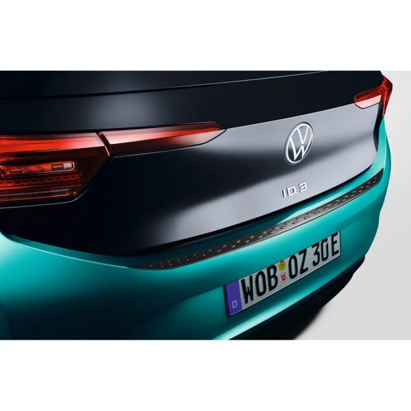 Bakfangerbeskytter Vw ID.3 / Bumper Protection Black (2020-) – rustfritt stål | VAG OEM