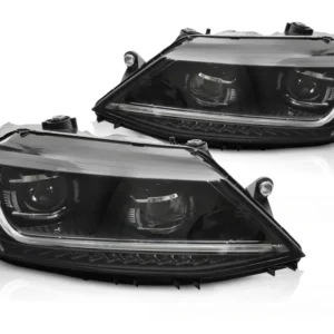 Frontlykter Volkswagen Jetta 05-18 LED Sekvensielle med DRL