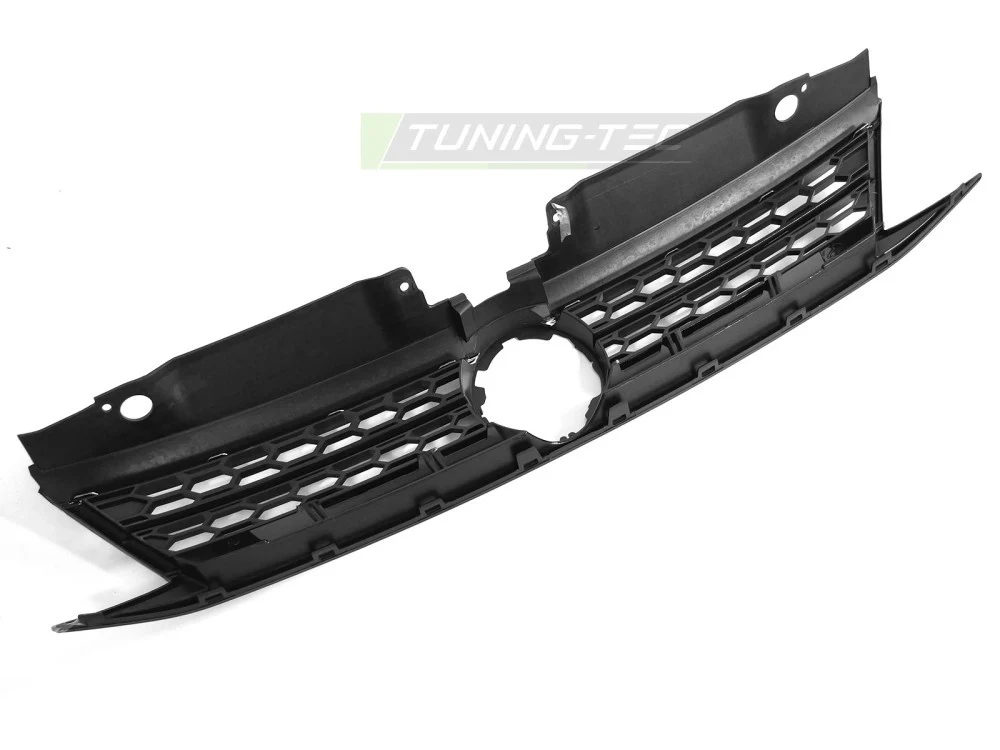 Grill Volkswagen Jetta VI 05-18 - Sport Style Glossy Black med Krom og Rødt