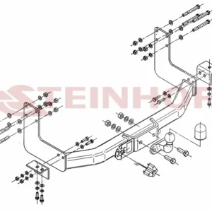 Tilhengerfeste Vw LT 28-35 Van, Minibuss (3,05) (1995-2006) – fastmontert | Steinhof