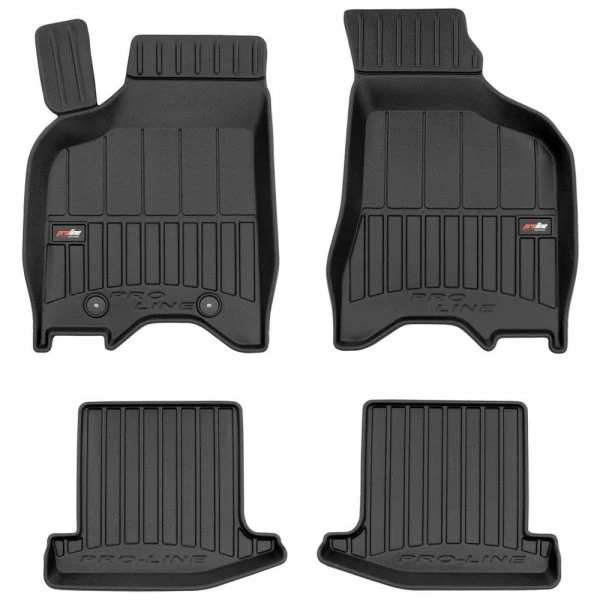 Gulvmatter Vw Lupo (1998-2005) – 3D Premium med sidekant | Frogum