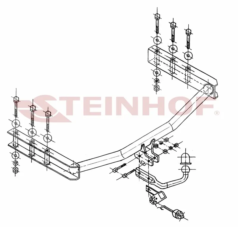Tilhengerfeste Vw Passat Stasjonsvogn (B5FL) – fastmontert | Steinhof