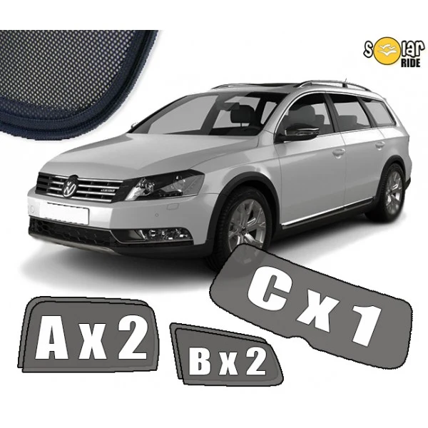 Solskjerm Vw Passat B7 Variant (2010-2014) (5 stk)