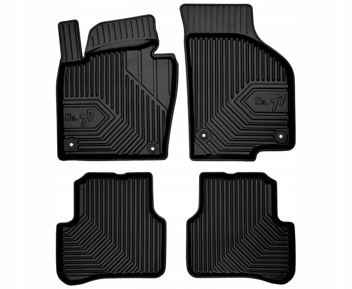 Gulvmatter Vw Passat CC / Passat B7 / Passat B6 (2008-2011) – 3D Premium med sidekant | Frogum