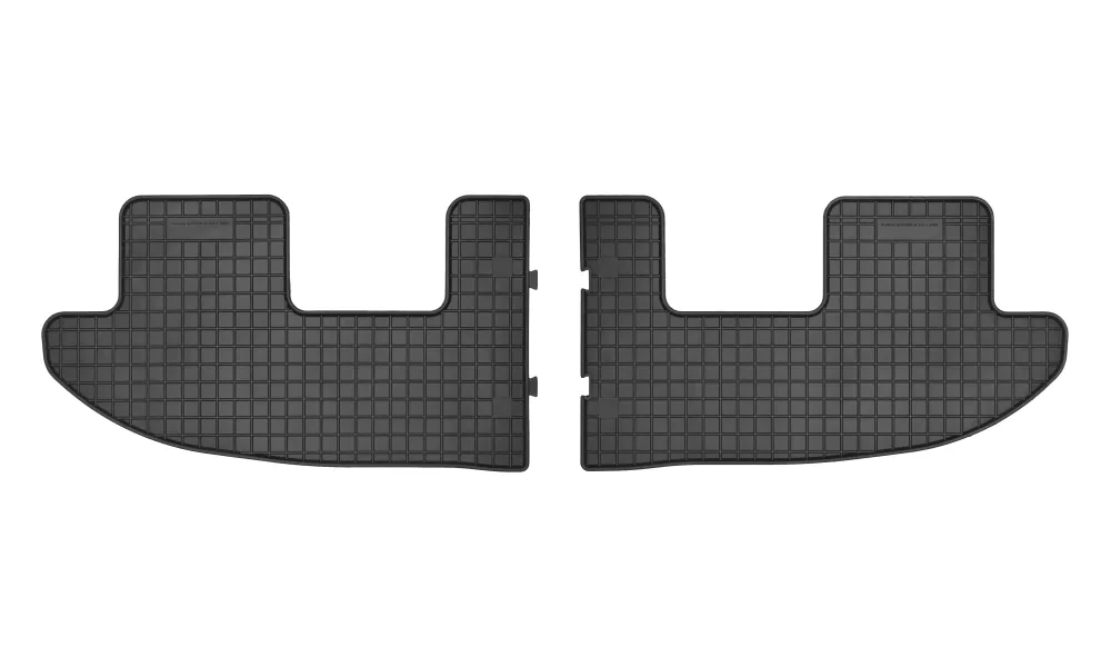 Gulvmatter Vw Sharan II (2010-2022) – med sidekant på 1 cm | Frogum