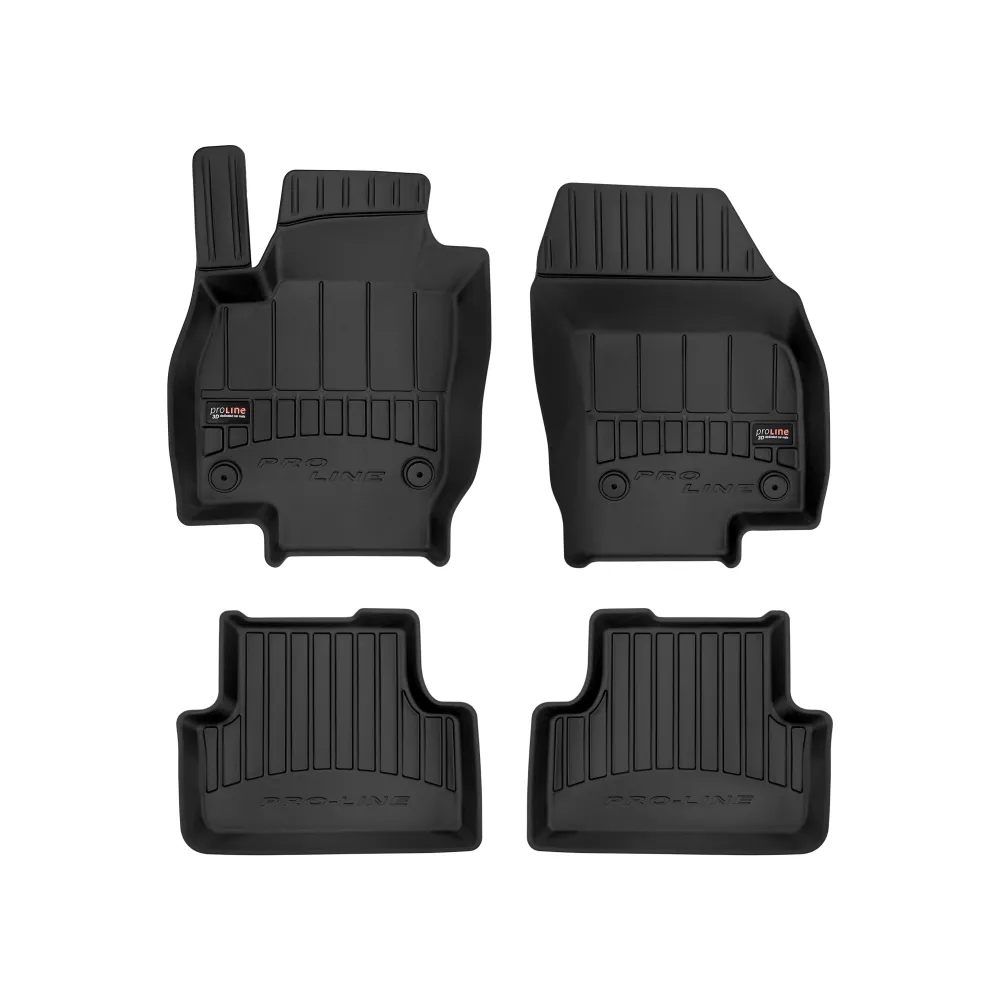 Gulvmatter Vw T-Cross (2018-) – 3D Premium med sidekant | Frogum