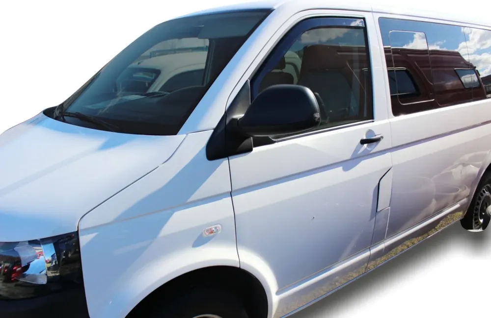 Vindavviser Vw T5 / T6 / Transporter Caravelle Multivan - sett 2 stk. – PMMA Plexi | Heko