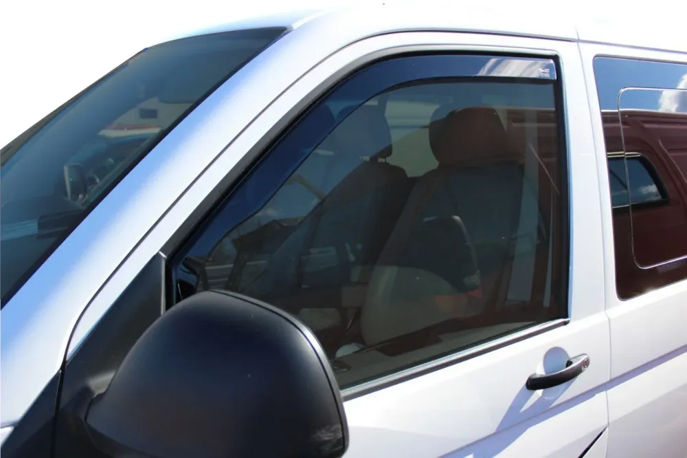 Vindavviser Vw T5 / T6 / Transporter Caravelle Multivan - sett 2 stk. – PMMA Plexi | Heko