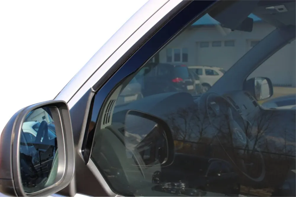 Vindavviser Vw T5 / T6 / Transporter Caravelle Multivan - sett 2 stk. – PMMA Plexi | Heko