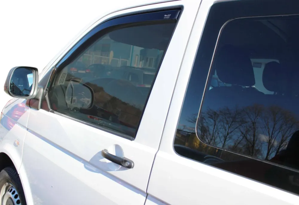 Vindavviser Vw T5 / T6 / Transporter Caravelle Multivan - sett 2 stk. – PMMA Plexi | Heko