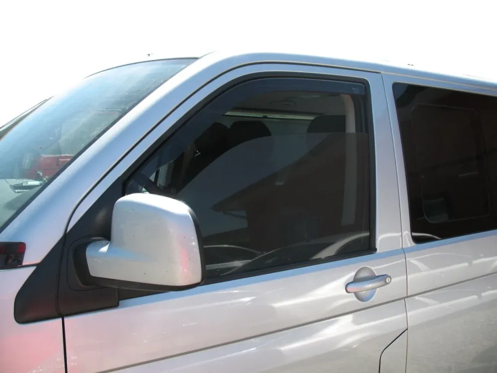 Vindavviser Vw T5 / T6 / Transporter Caravelle Multivan - sett 2 stk. – PMMA Plexi | Heko