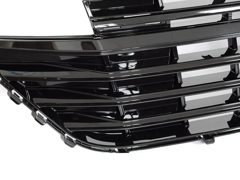 Grill Volkswagen T6.1 (2020–) Glossy Svart med Logofeste - GRVW34