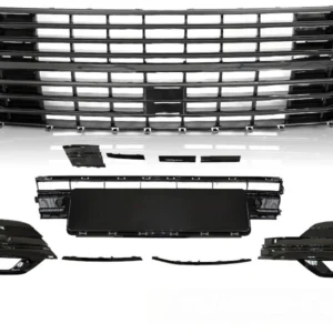 Grill Volkswagen T6.1 (2020–) Glossy Svart med Støtfangerelement - GRVW33