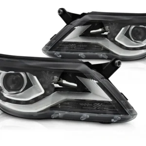Frontlykter Volkswagen Tiguan I 07-15 - Daylight Design Svart