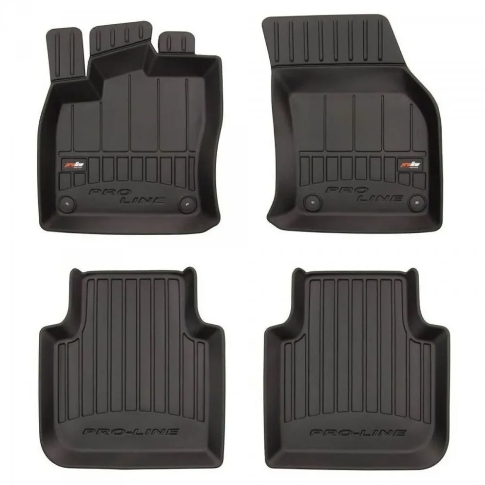 Gulvmatter Vw Tiguan Allspace (2017-2024) – 3D Premium med sidekant | Frogum