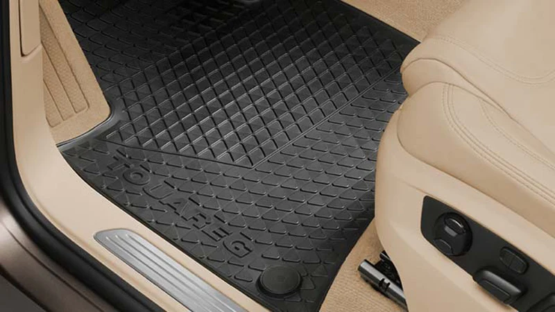 Gulvmatter Vw Touareg 7P (2010-2018) – HDTE - High-density Termoplast-elastomer | VAG OEM