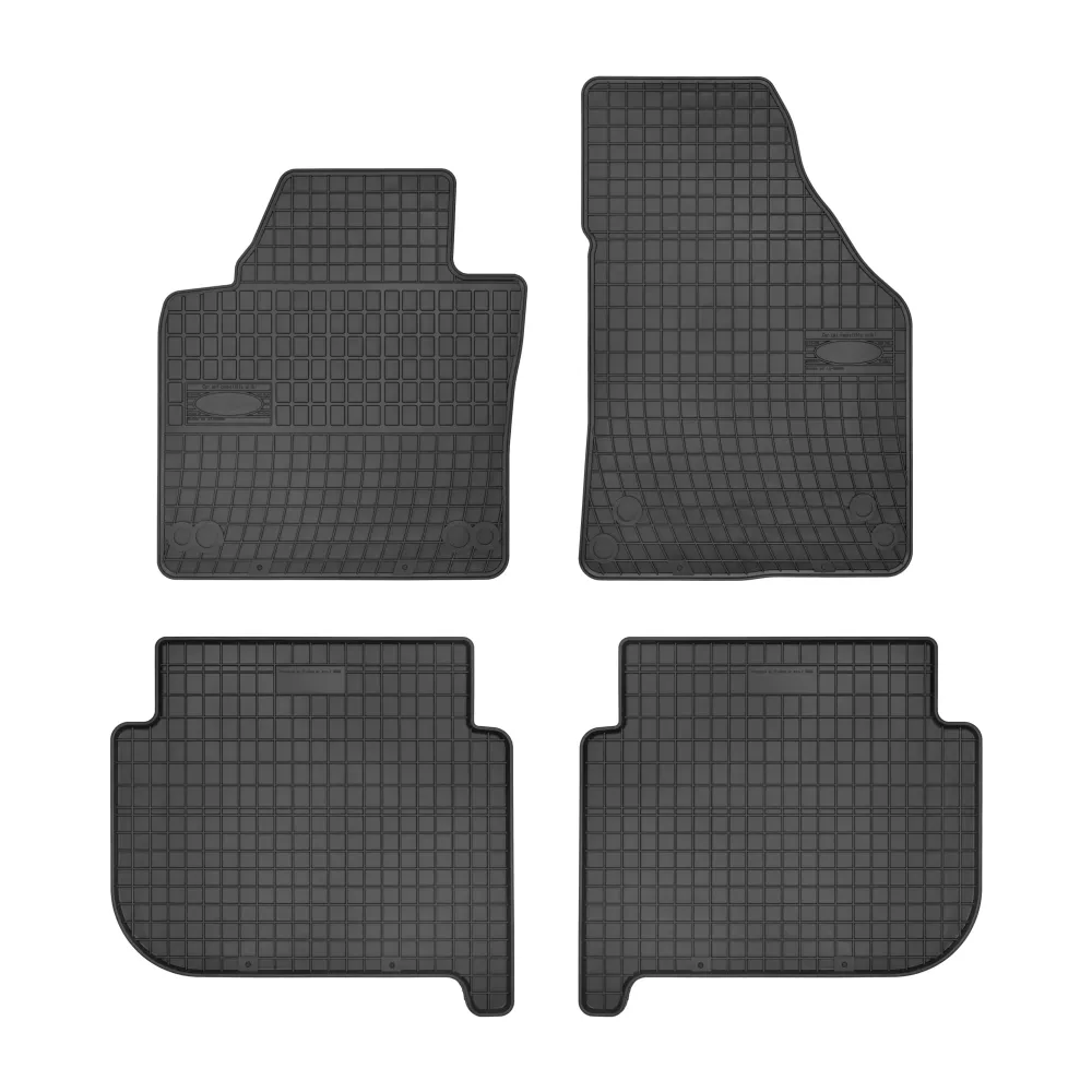 Gulvmatter Vw Touran I (2003-2015) – med sidekant på 1 cm | Frogum