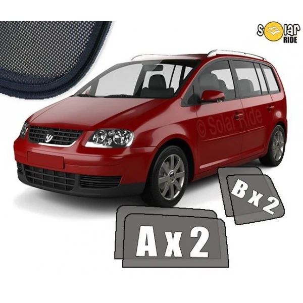 Solskjerm Vw Touran I (2003-2010) (4 stk)